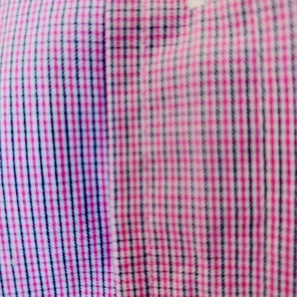 J Crew Button Down Plaid Shirt Top size 0 White Collar -412 - Picture 4 of 8